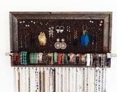 12x24 Custom Barn Wood Jewelry Wall Holder Organizer