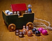Noah's Ark Wooden Pull Toy