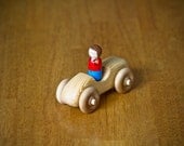 Vroom Wooden Peg Doll Car