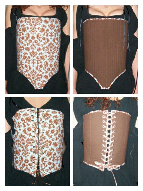 Elizabethan Corset (reversible) Ready to Wear, Last Chance