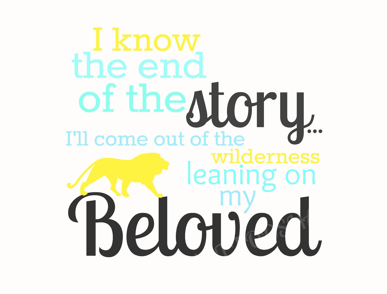 Scripture Print- Story