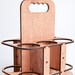 The 6 Packer - a lasercut 6 pack glass bottle holder