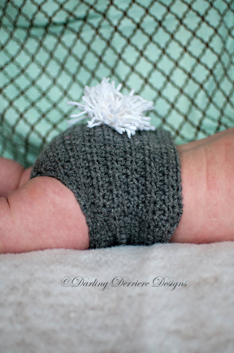 Instant Download PDF Bunny Hat, Diaper Cover, and Tail Crochet Pattern