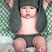 Instant Download PDF Bunny Hat, Diaper Cover, and Tail Crochet Pattern