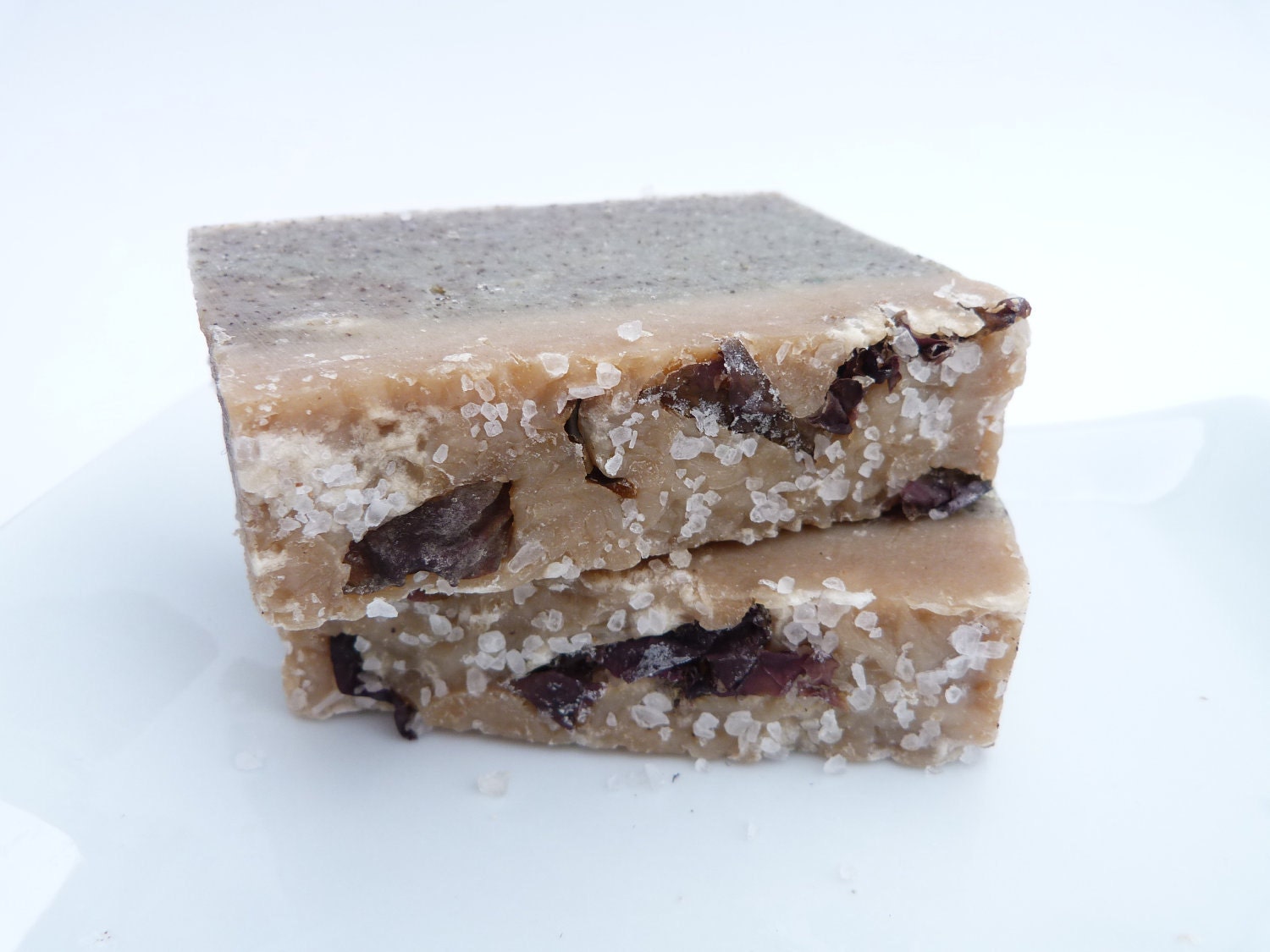 Seaweed Soap All Natural, Hand/French Milled Soap with seaweed, sea salt & essential oils, Vegan