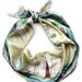 Sailing Boat Pond Race Printed Silk Scarf