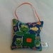 Frogs Tooth Fairy Pillow with Orange Pocket and Orange Button and Door Hanger