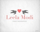 Premade Vector Logo Love Birds