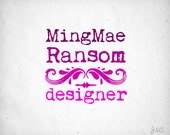 Premade Logo Vintage Ombre Font