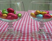 Vintage Glass Dessert Dishes or Goblets