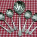 Gorgeous Vintage Boxed Set of Trifle or Dessert Spoons