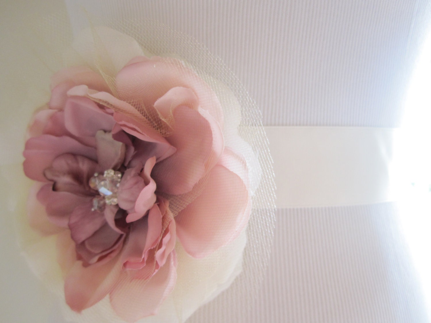Bridal Flower Sash