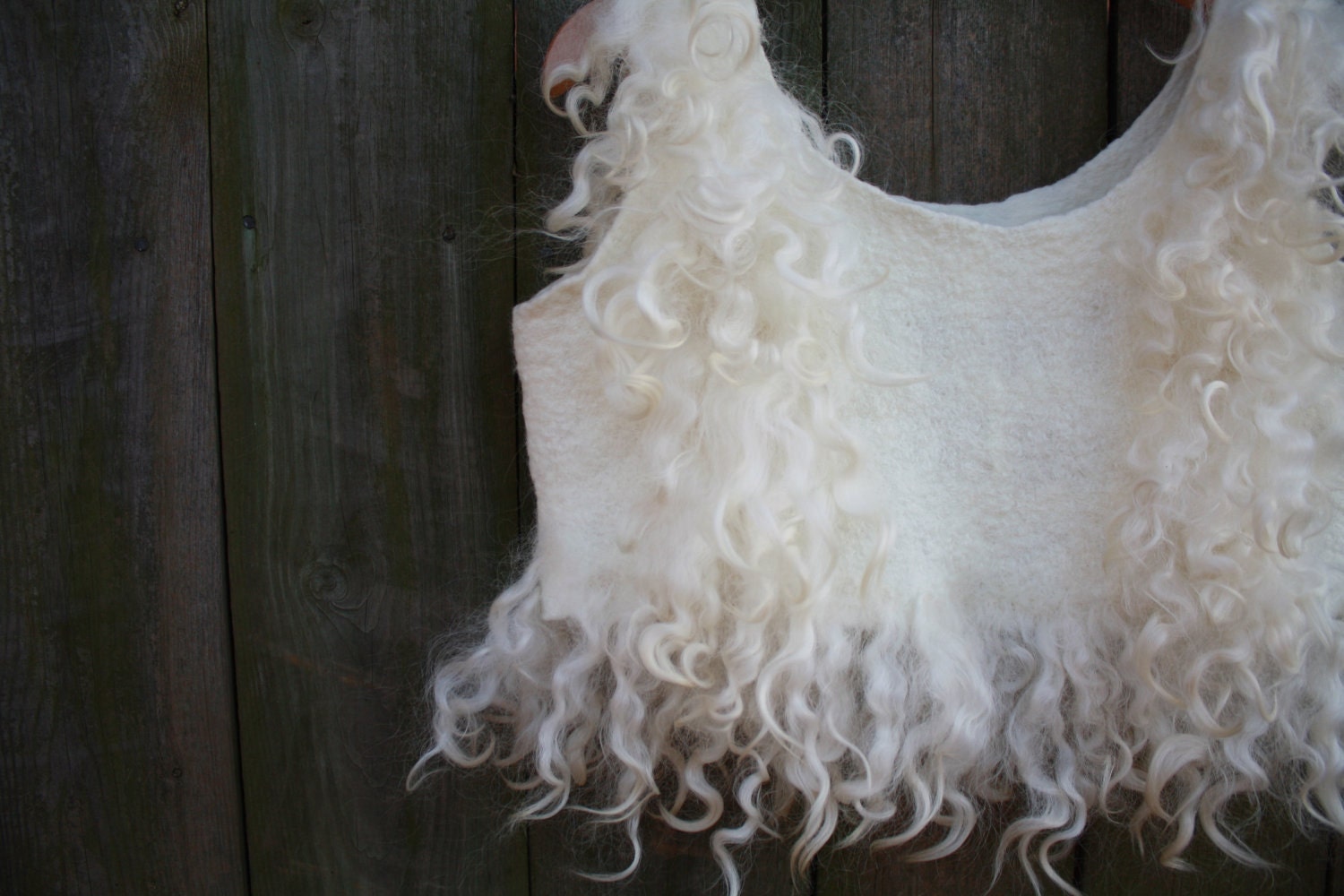 WHITE DREAM - creamy white wool top. - valezhki