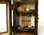 Antique health food - nuts (walnut)- Asian Traditional sets-Dollhouse Miniatures 1:12