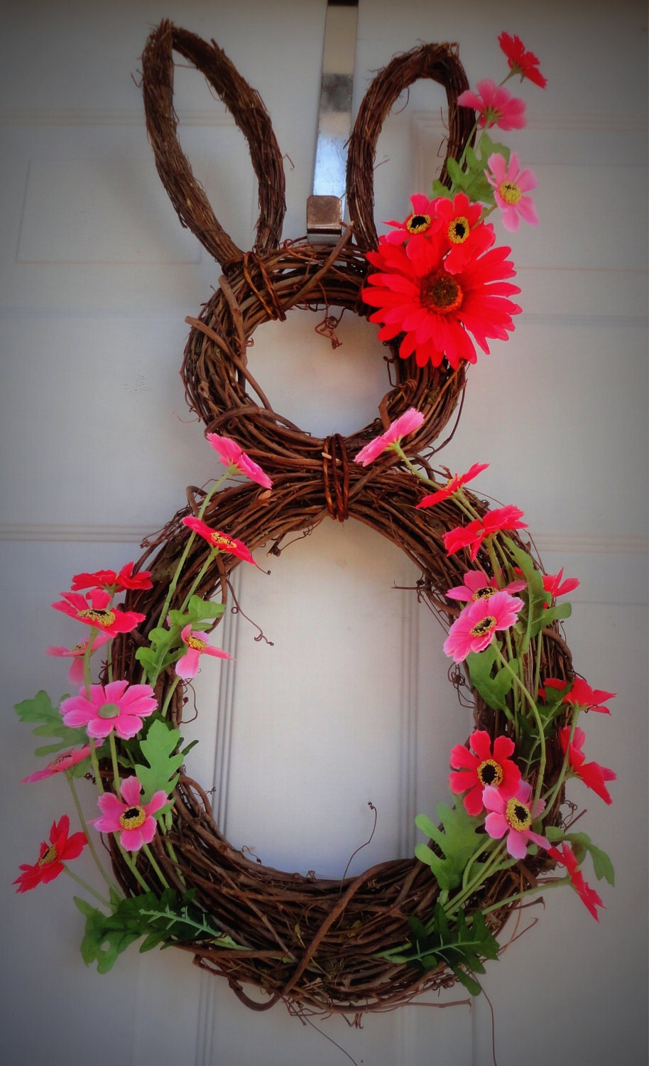 ONLY TWO LEFT - My Number One Seller - Easter Bunny Wreath - Spring Wreath - Summer Wreath - Easter Door Decoration