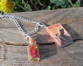 Harry Potter Book and vial charms with house color choice - Bracelet, Necklace, or Phone Charm