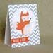 Printable Valentines - What a Fox - PDF File