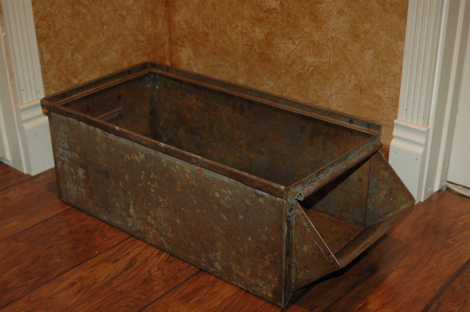 Vintage LYON Metal Industrial Hardware Bin by TheRustyMonkey