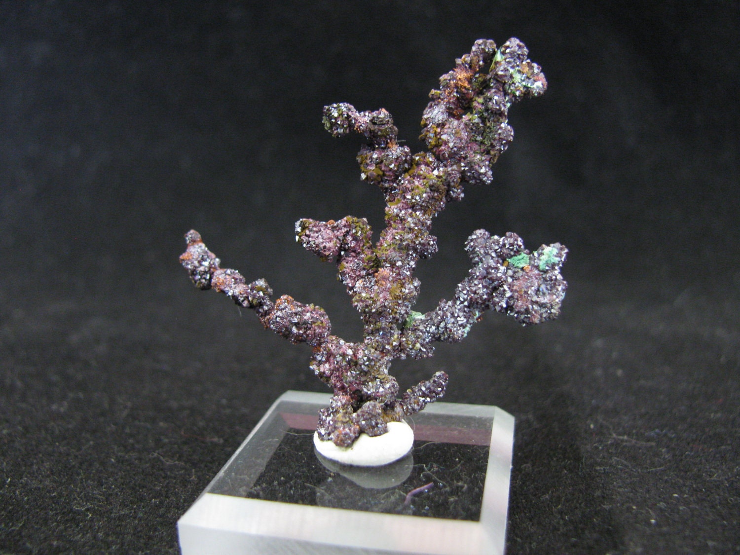 Native Copper, Cuprite -- Itauz Mine, Dzezkazgan, Karaganda Oblast, Kazakhstan