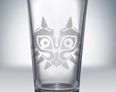 Skull Kid Majora's Mask Pint Glass from the Zelda series