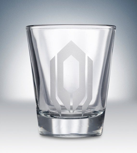 Mass Effect Cerberus Logo Shot Glass