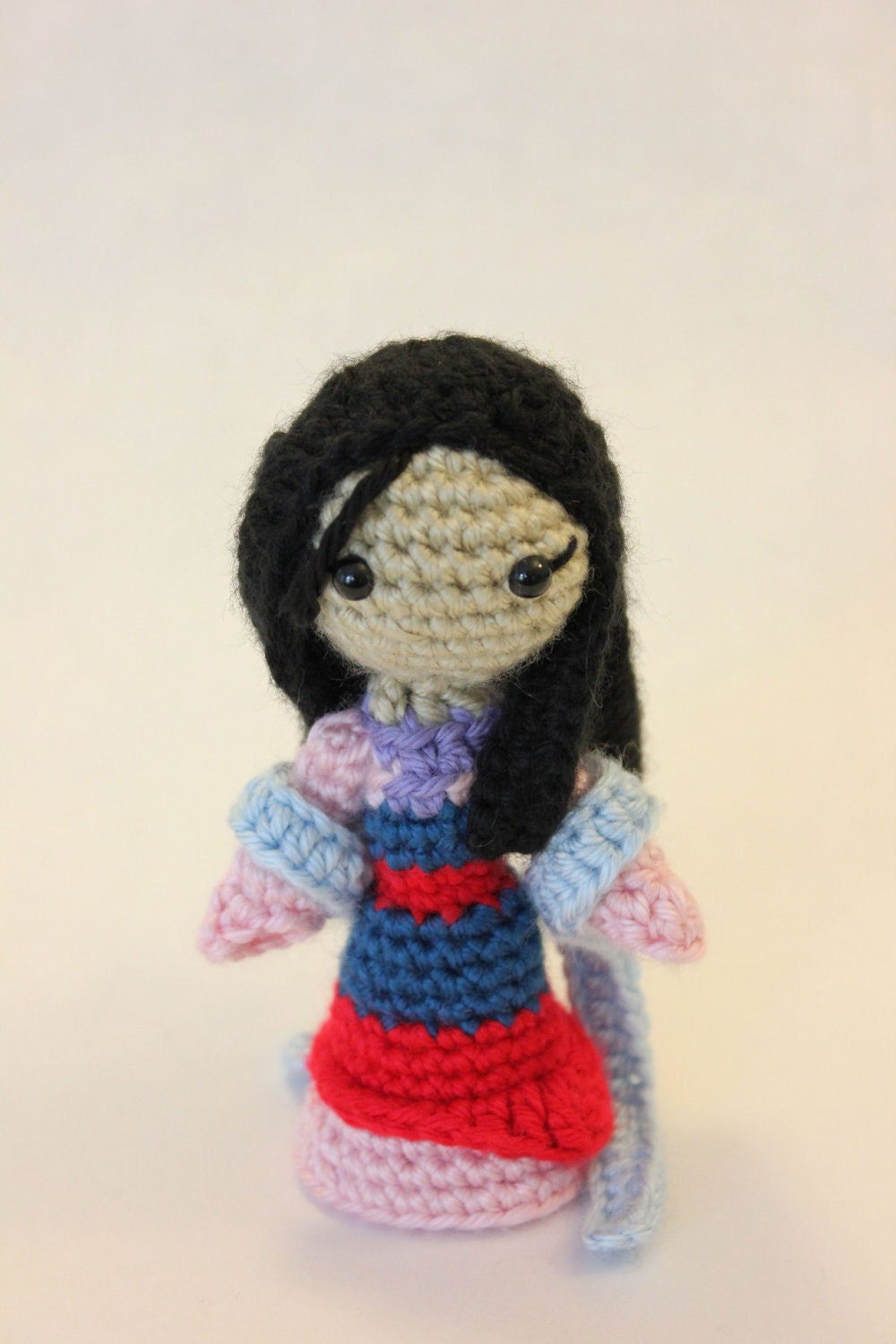 PATTERN Mulan Princess Amigurumi Doll