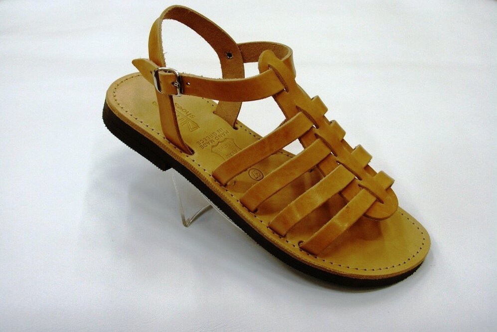 Sparta Women Leather Sandals by HQSandals on Etsy