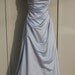 Light Blue Strapless Formal Occasion Dress