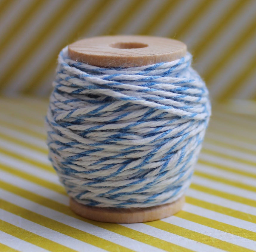 5 Yards of Blue/White Bakers Twine