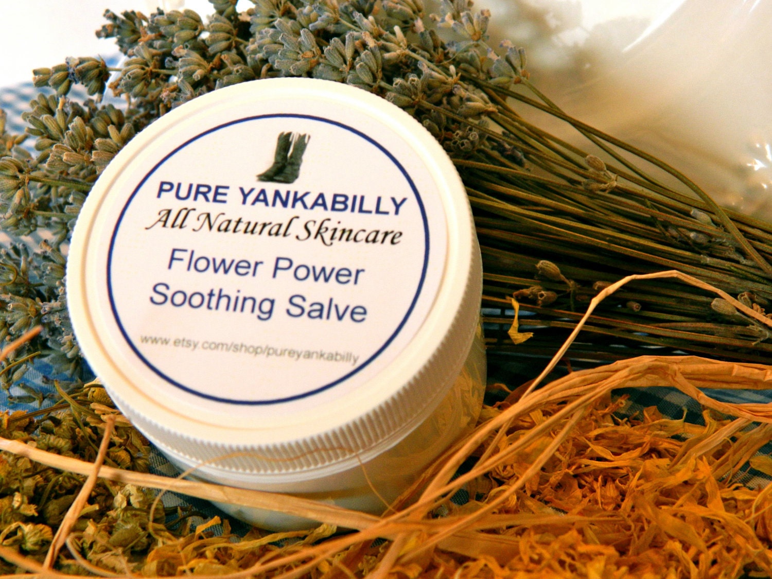FLOWER POWER Soothing Salve - Organic Eczema Lotion