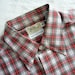 Vintage 1960s LL Bean (Cursive Label) Slim-Fitting Plaid Shirt. Marked M 15 - 15 1/2. Made in USA.