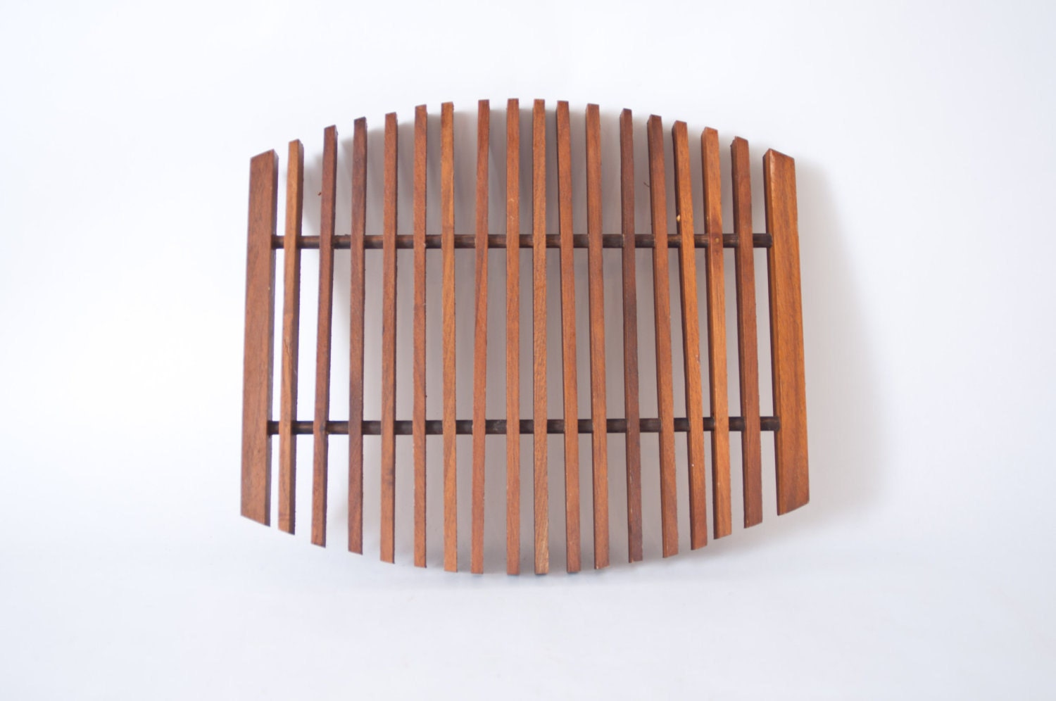 Mid Century Modern Teak Wood Trivet
