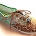 custom painted giraffe sneakers multi color child's size 3