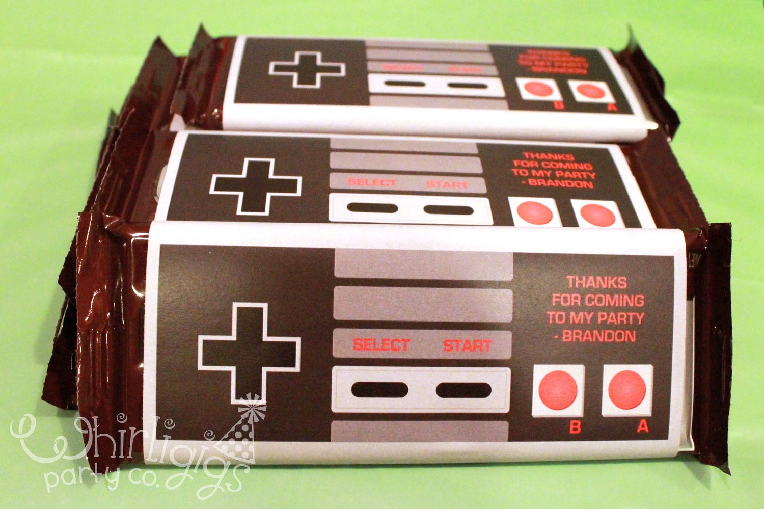 Nintendo Controller Candy Bar Wrappers - Inspired by Classic Nintendo Controller