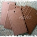 75 Small Blank Recycled Chipboard Blank Hang Tags