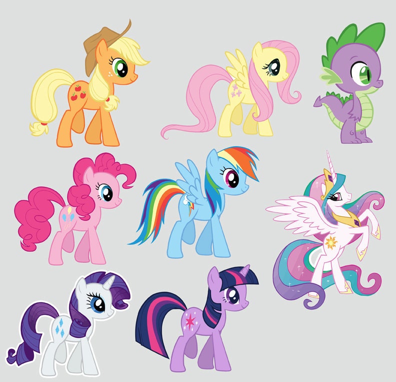 My Little Pony Centerpiece files Digital Print as many as you need