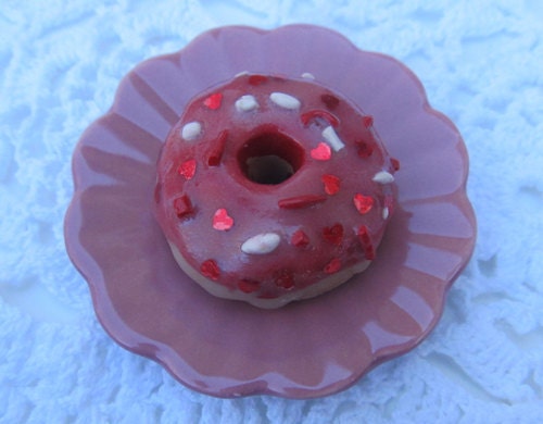 Red Heart Donut for 18-inch Dolls