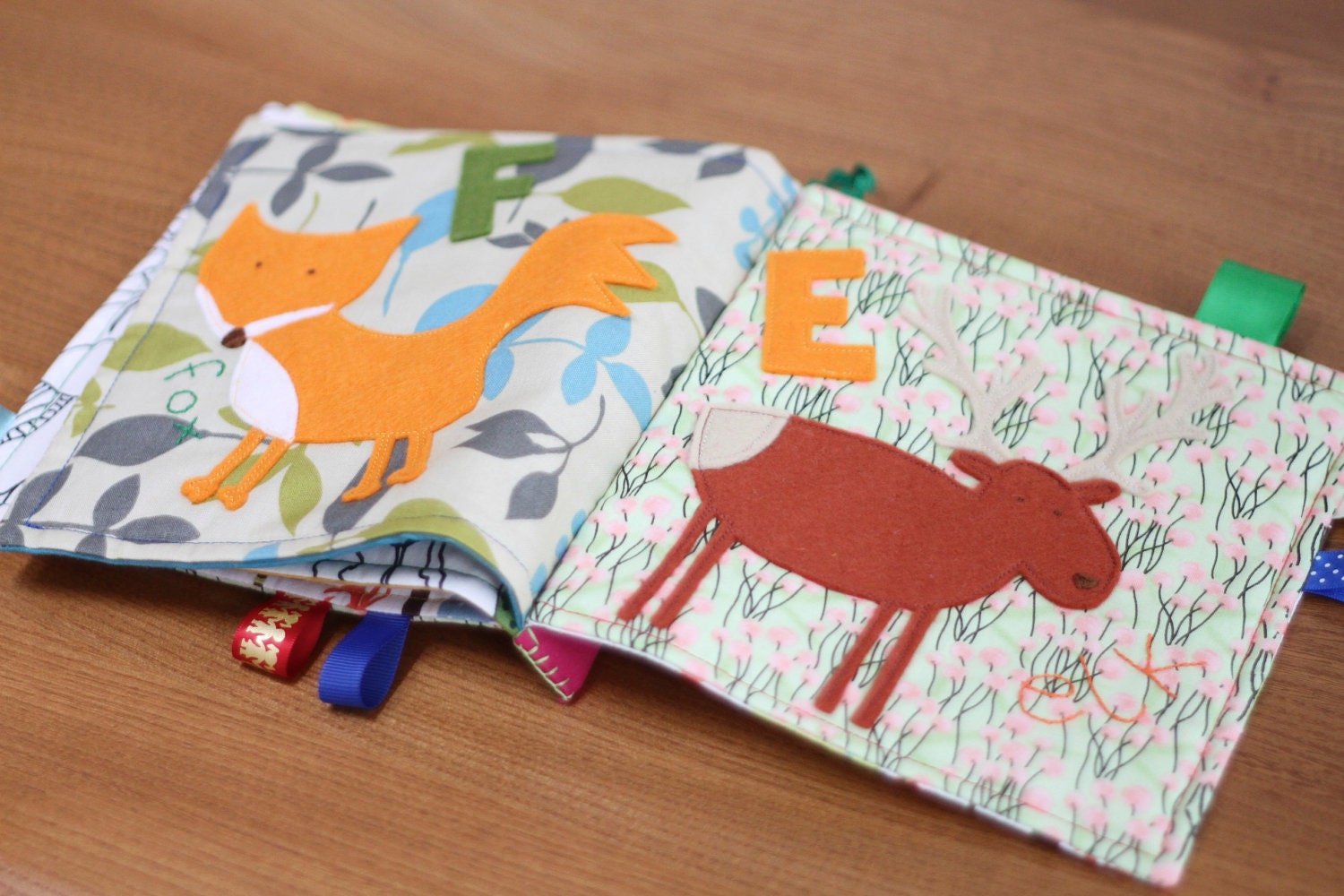 Personalised and Custom Cloth Book - Quiet Book for babies