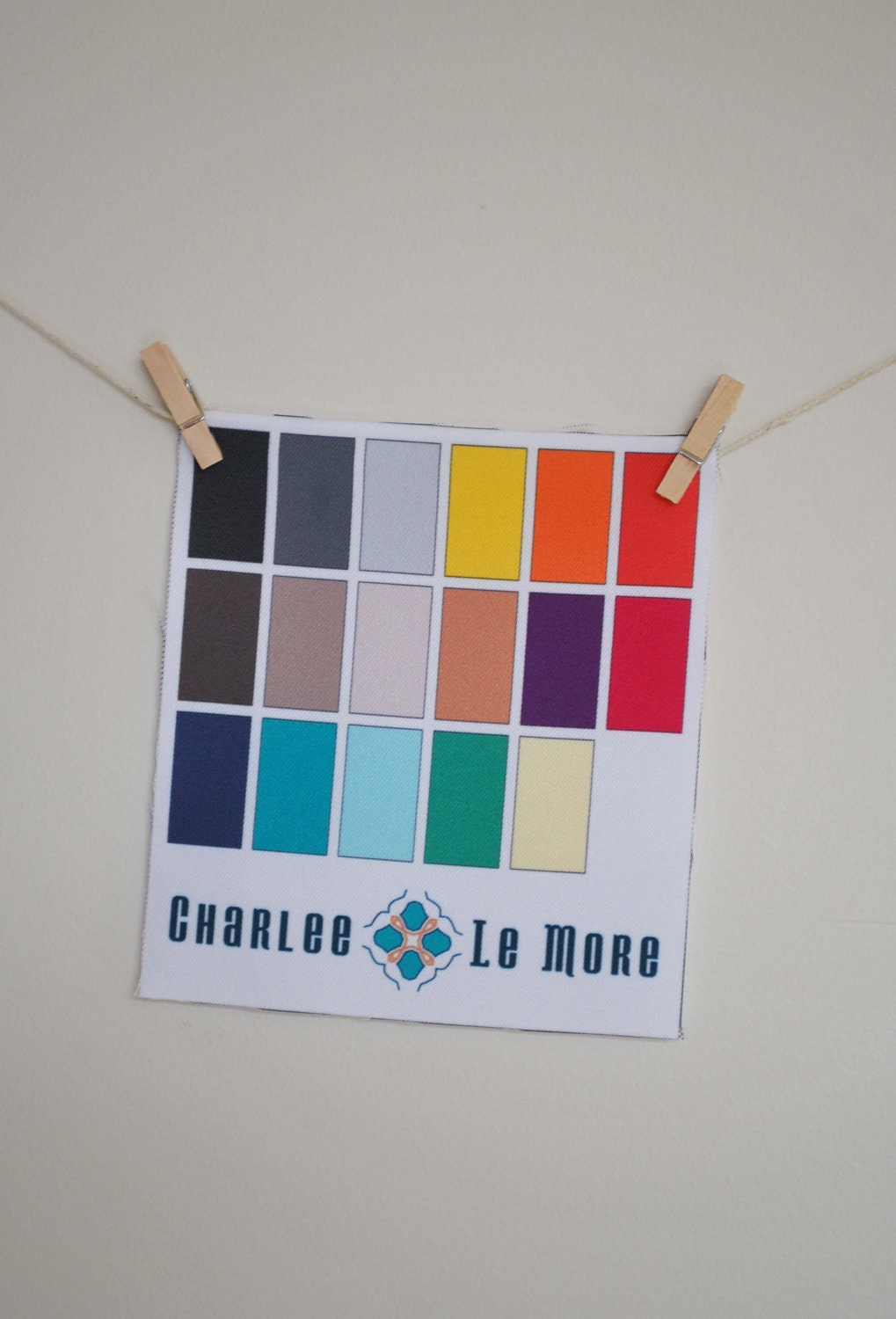 Colour Swatches for Charlee Le More Cushions