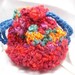 Jewel Tones Loom Knit Bag