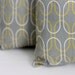 ONE - 16 x 16 Grey and Yellow Geometric Pillow Cover - Premier Prints