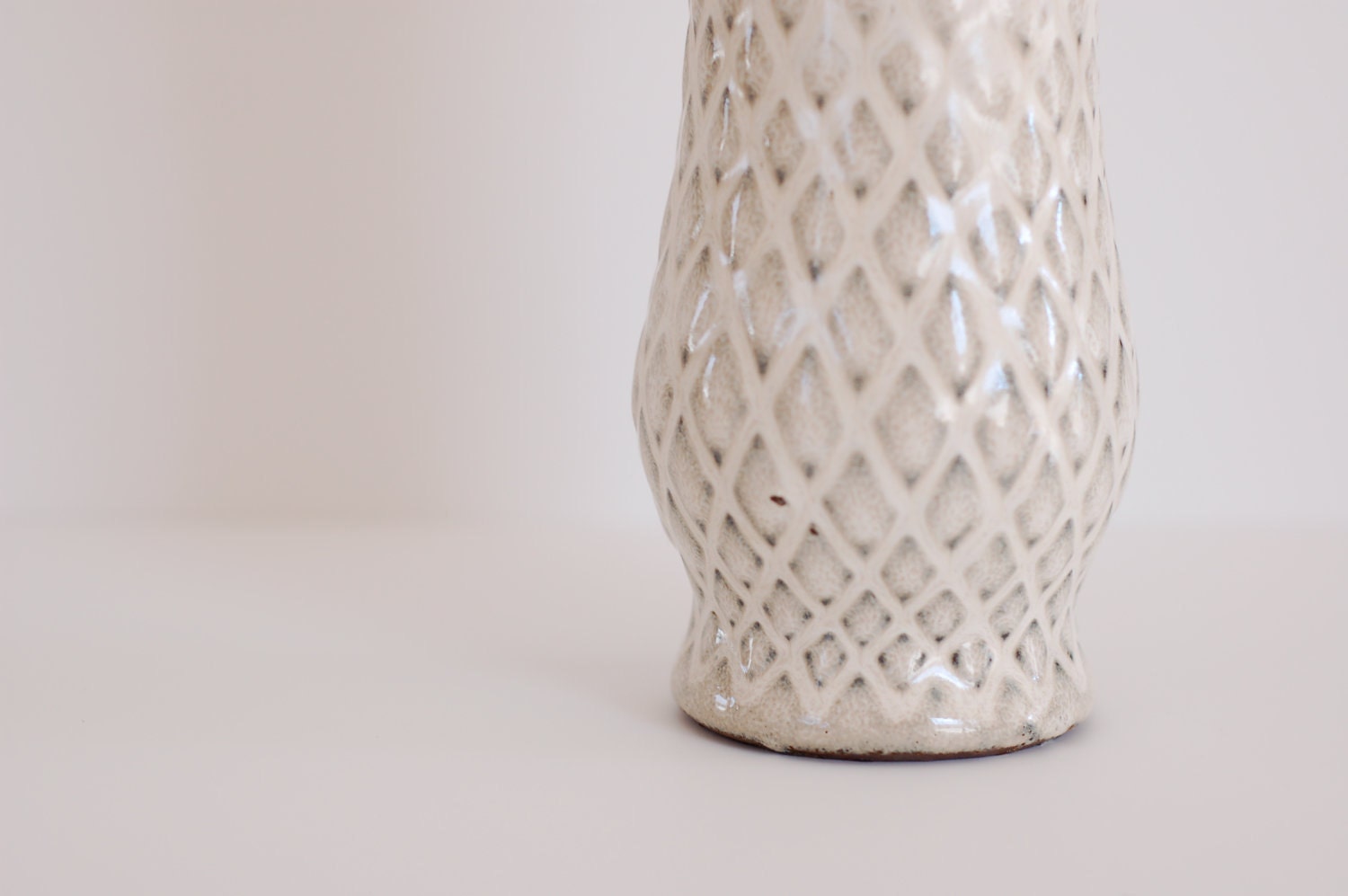 Vintage Ceramic Cream Vase