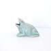 Fun Vintage Ceramic Light Green Frog