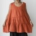 Ladies Brick Blouse ,Bohemian Chic Patch Work Tops ,Unique, 100% Cotton. Light and Airy.