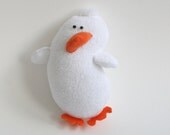 Plush White Orange Duck Lumpy Doll Kids Toy Cute