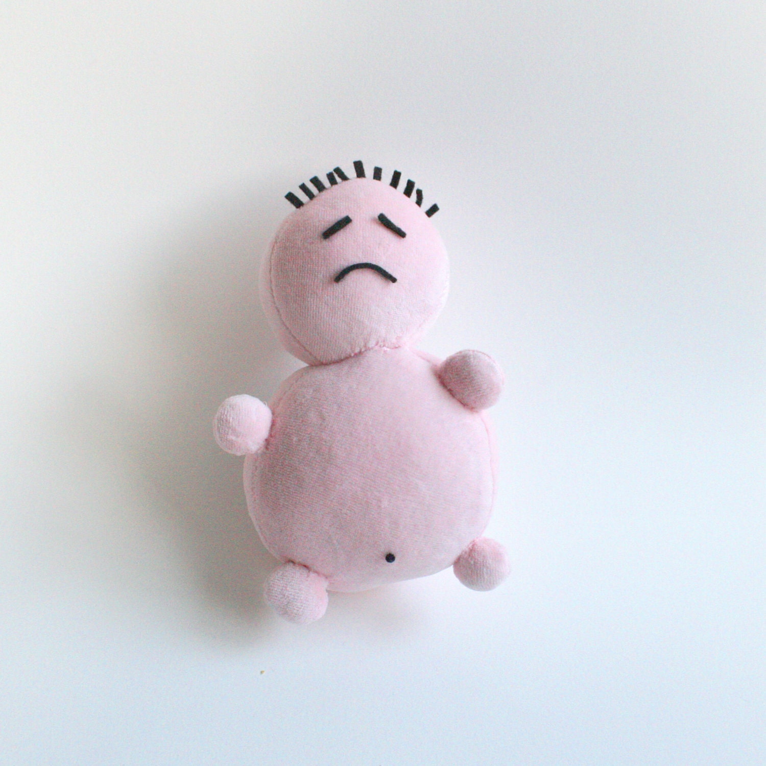 Plush Pink Doll Kids Toy Cute Worry Dolly