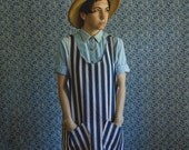 Rail Road Stripe Smock Dress