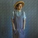 Rail Road Stripe Smock Dress