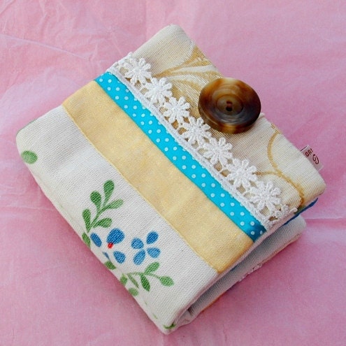 Fabric wallet - ladies - business card holder