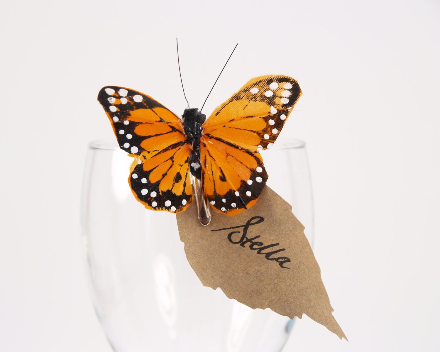 Butterfly Wedding Table Setting Escort Cards for your Wedding Decoration, Magical and Whimsical Guest Name Place Cards Seating